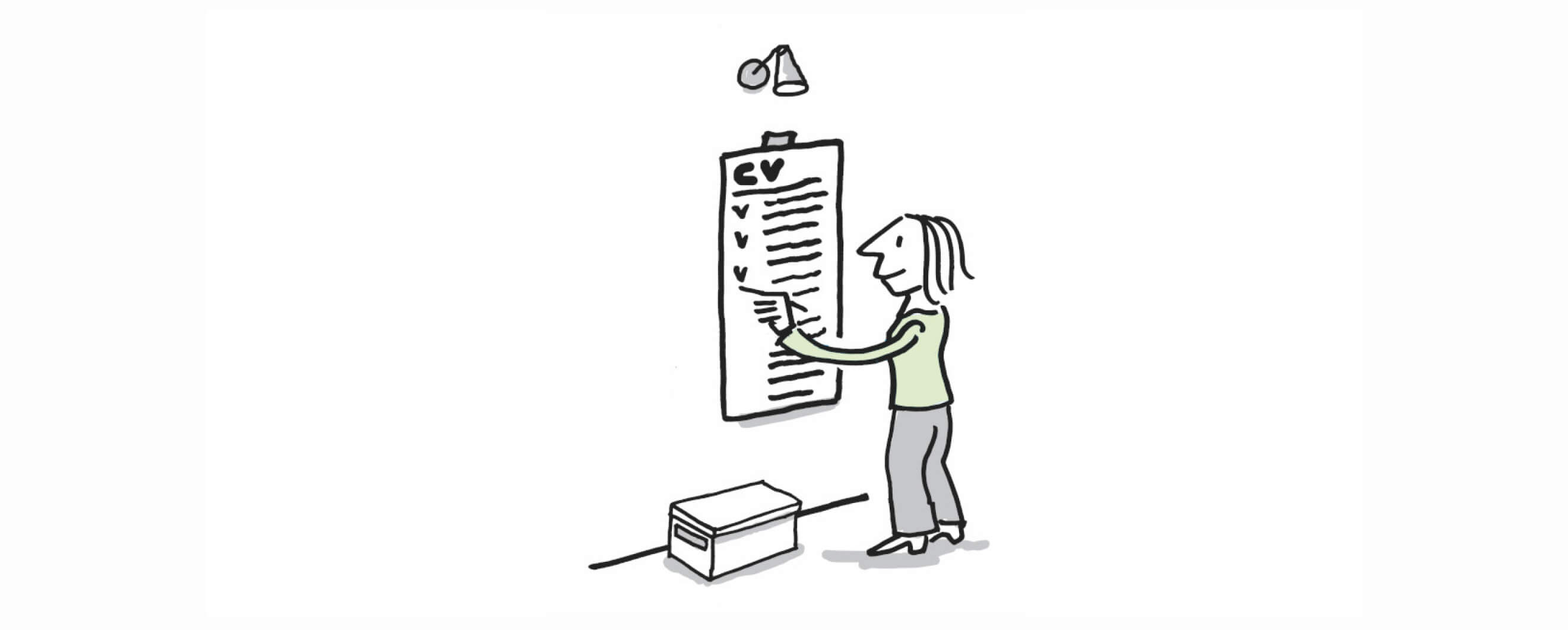 Kandidaat stelt een cv op